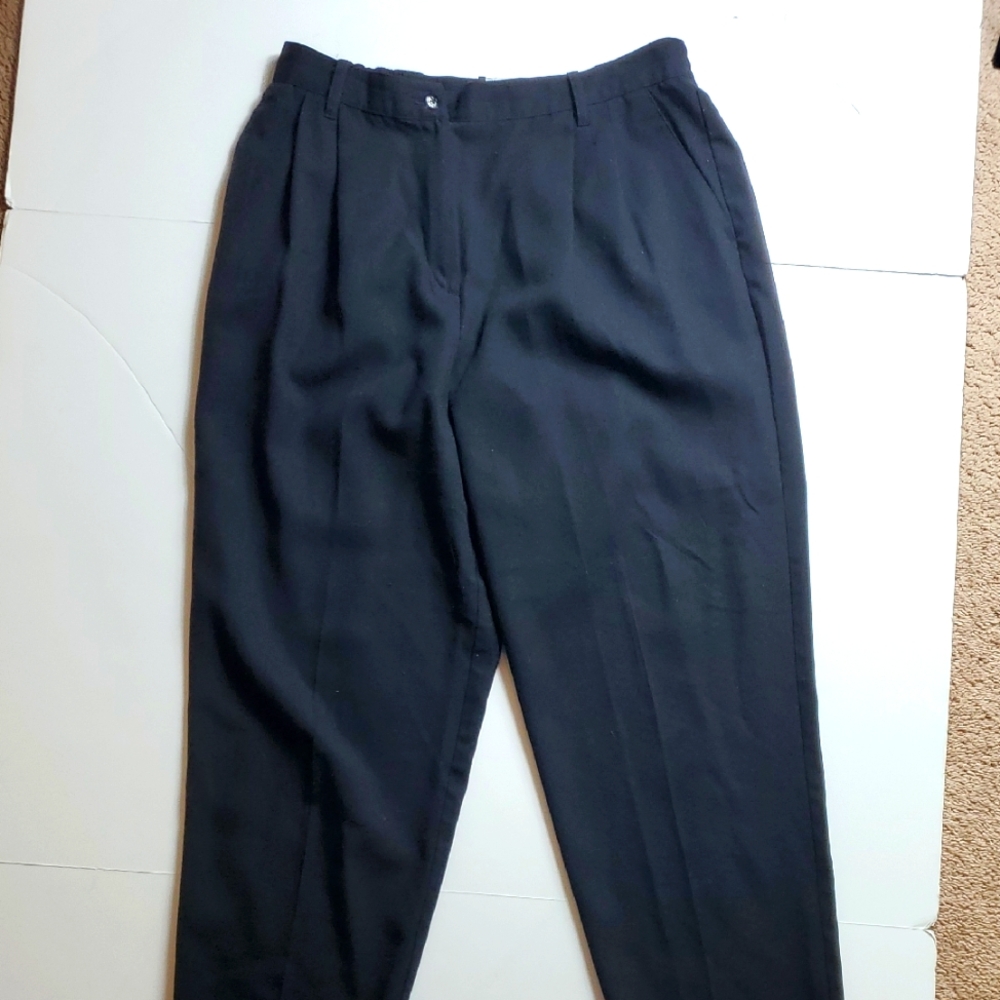 Sag Harbor Womens Black Dress Pants